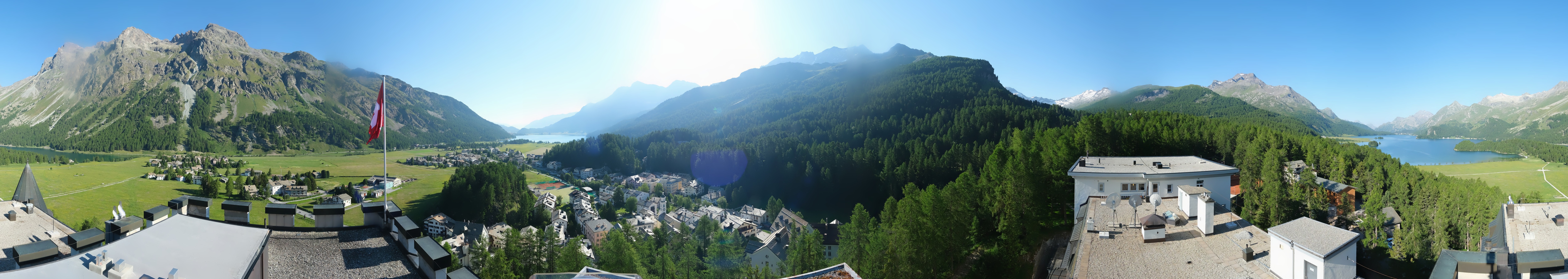 Archived image Webcam Engadin - Lake Silsersee