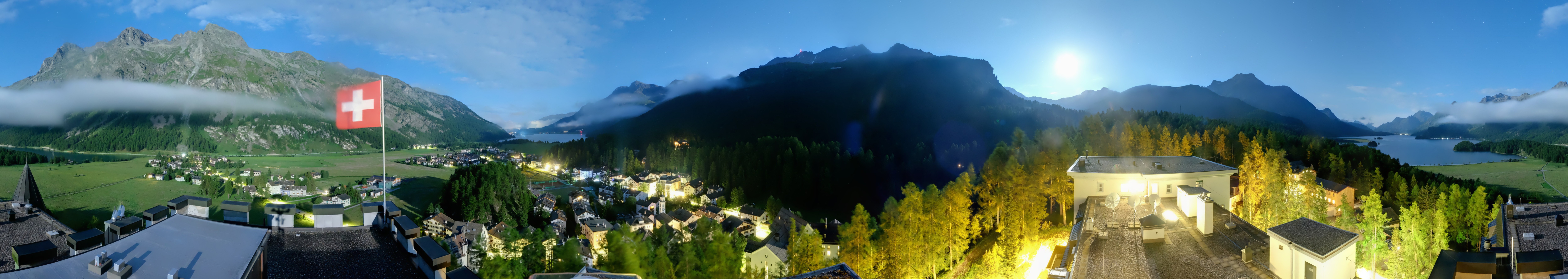 Archived image Webcam Engadin - Lake Silsersee