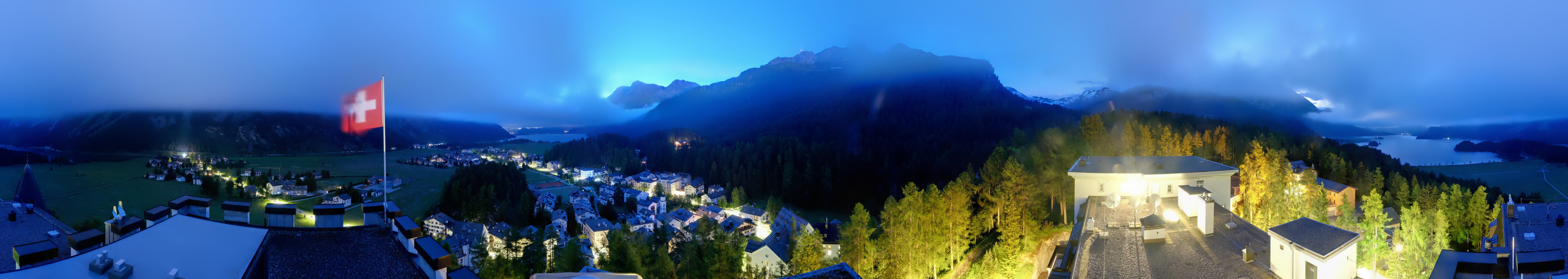 Archived image Webcam Engadin - Lake Silsersee