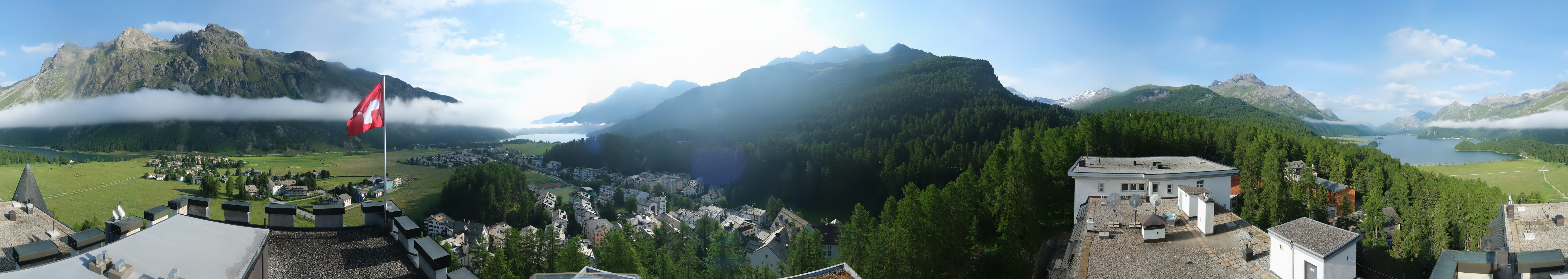 Archived image Webcam Engadin - Lake Silsersee