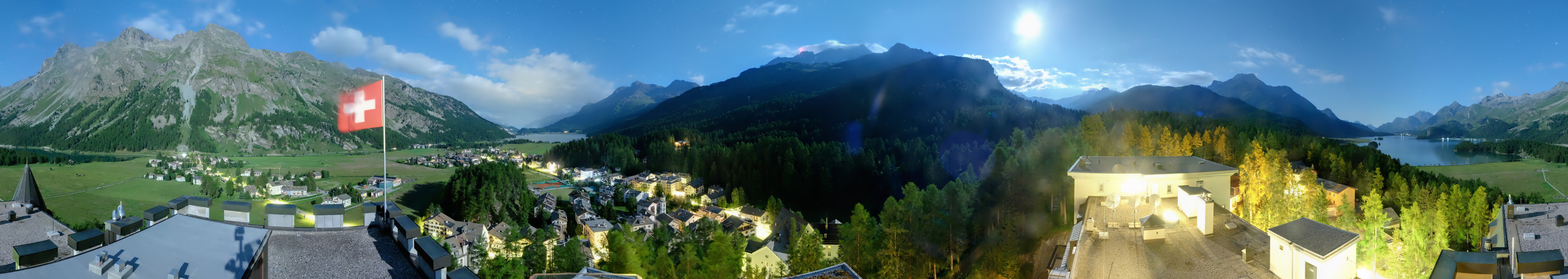 Archived image Webcam Engadin - Lake Silsersee