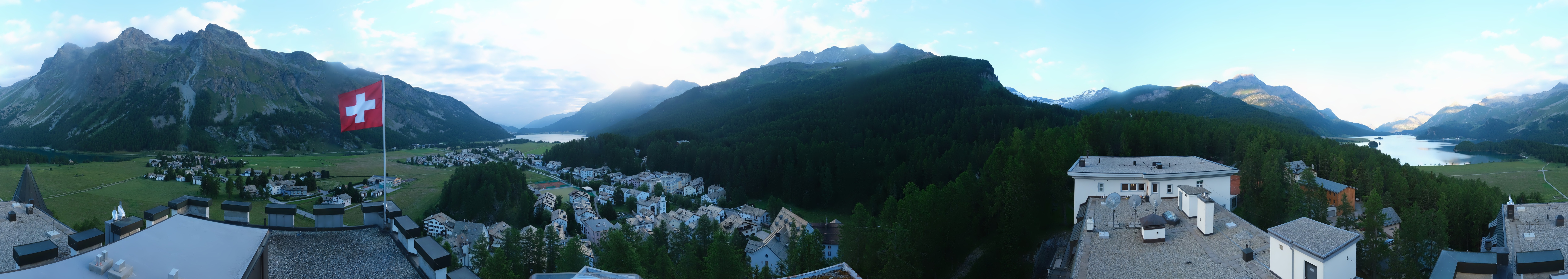 Archived image Webcam Engadin - Lake Silsersee