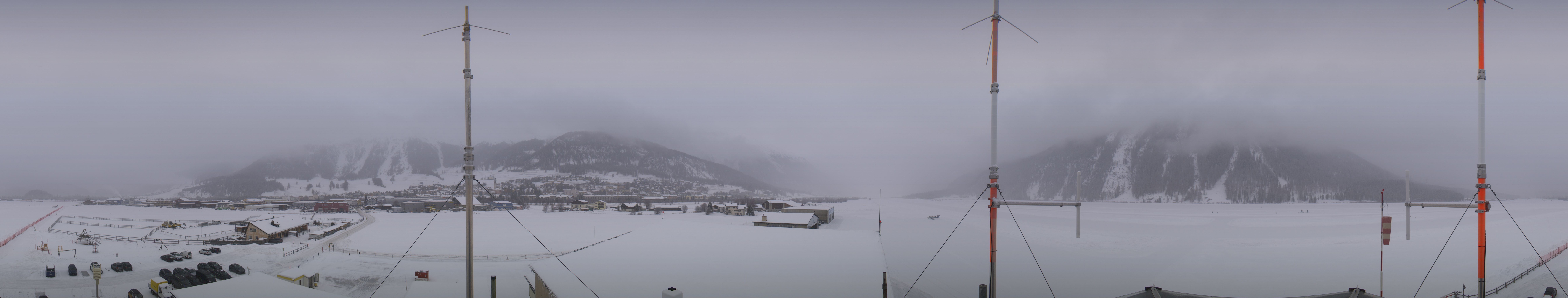 Archiv Foto Webcam Samedan I Flugplatz Richtung West
