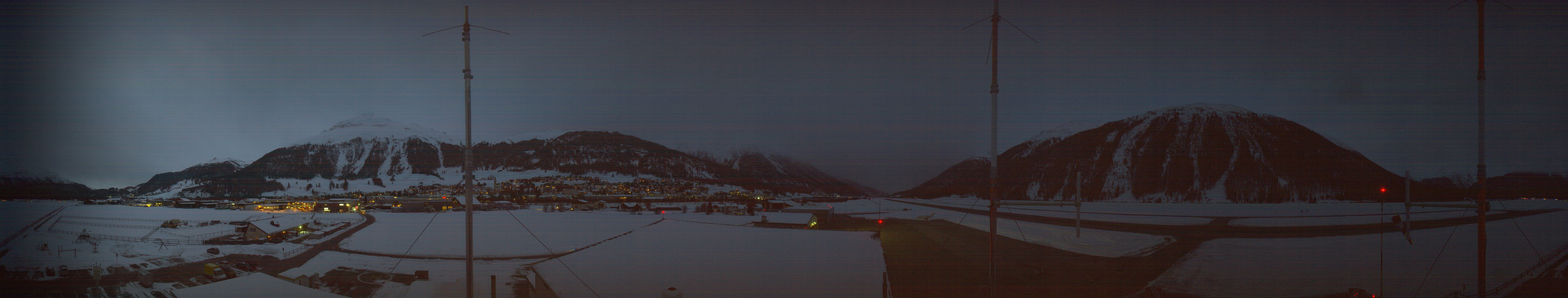 Archiv Foto Webcam Samedan I Flugplatz Richtung West