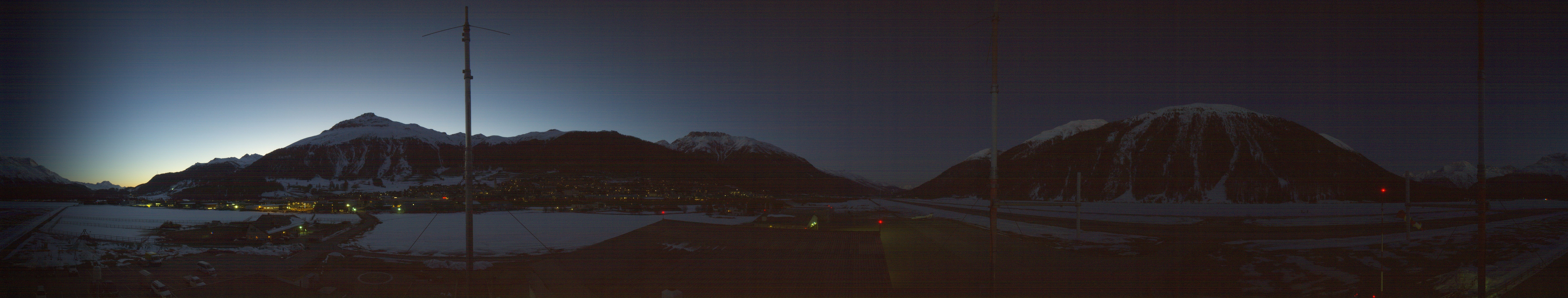 Archiv Foto Webcam Samedan I Flugplatz Richtung West