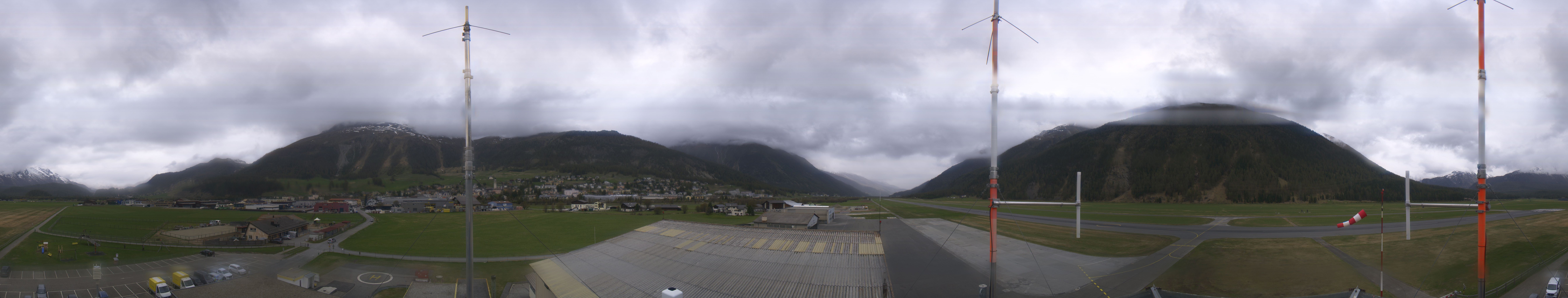 Archiv Foto Webcam Samedan I Flugplatz Richtung West