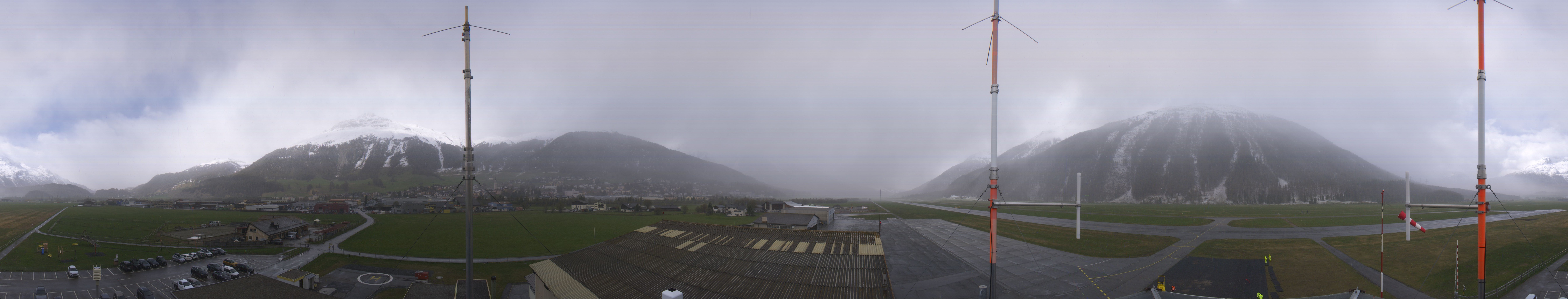 Archiv Foto Webcam Samedan I Flugplatz Richtung West