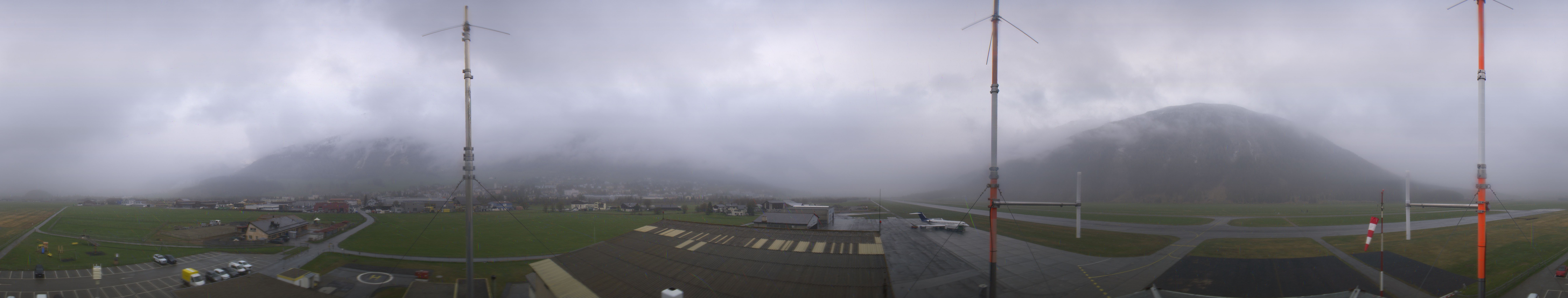 Archiv Foto Webcam Samedan I Flugplatz Richtung West