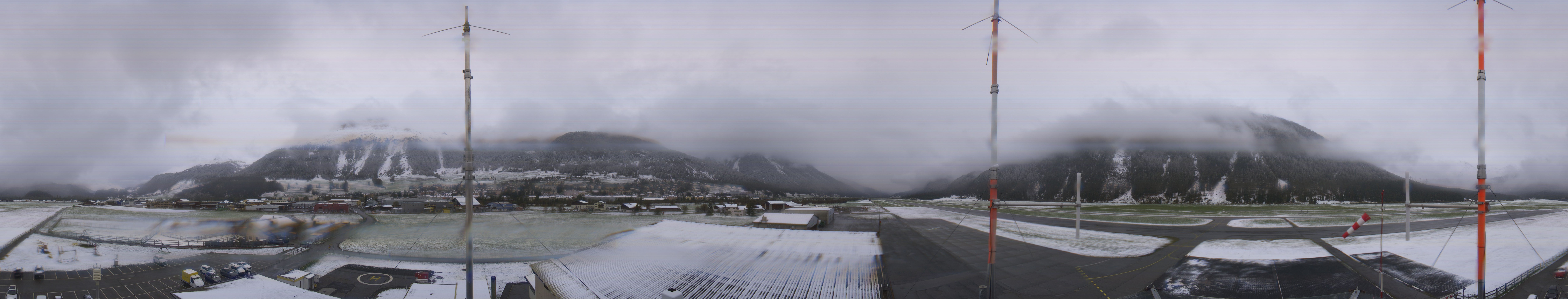 Archiv Foto Webcam Samedan I Flugplatz Richtung West