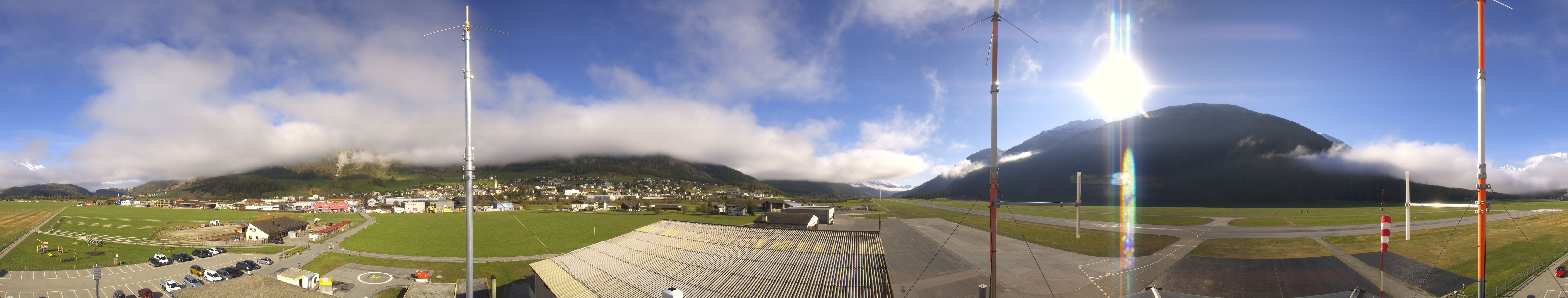 Archiv Foto Webcam Samedan I Flugplatz Richtung West