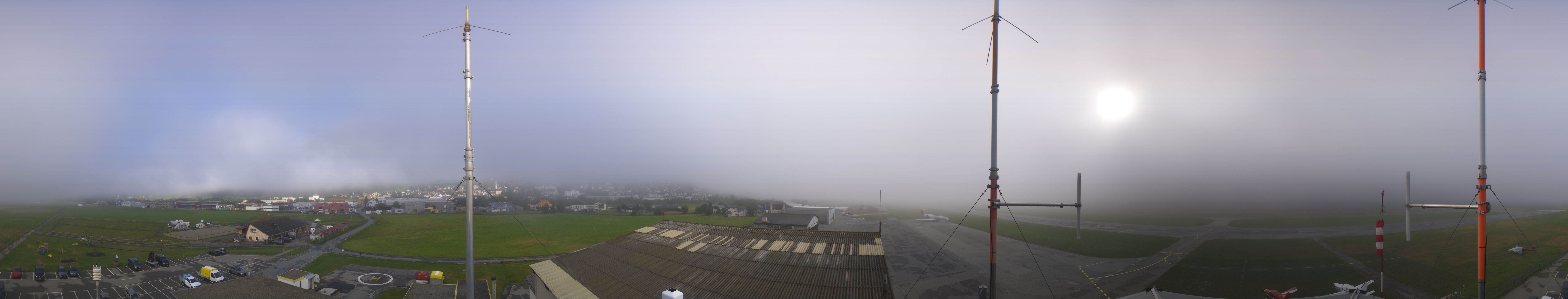 Archiv Foto Webcam Samedan I Flugplatz Richtung West