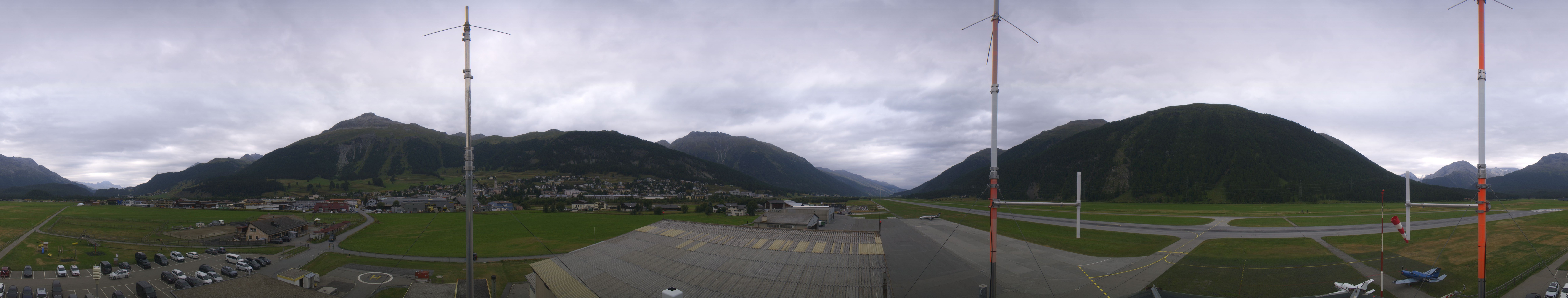 Archiv Foto Webcam Samedan I Flugplatz Richtung West