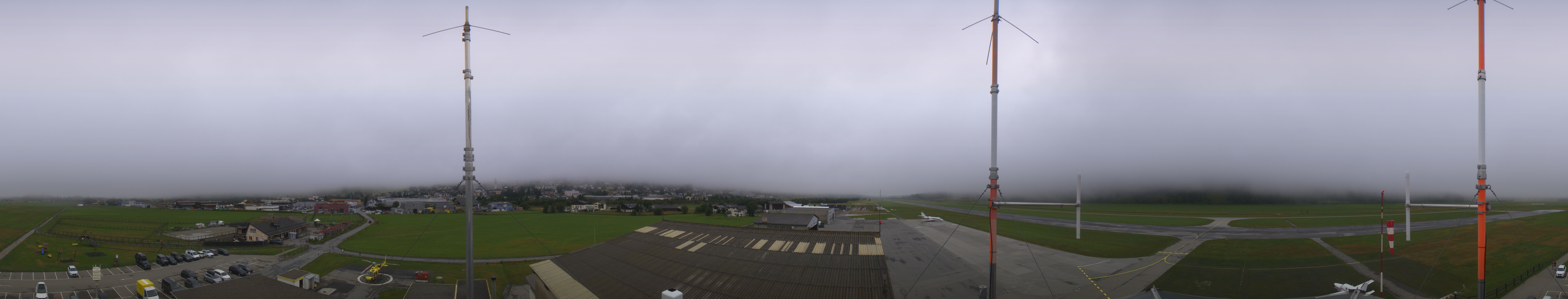 Archiv Foto Webcam Samedan I Flugplatz Richtung West