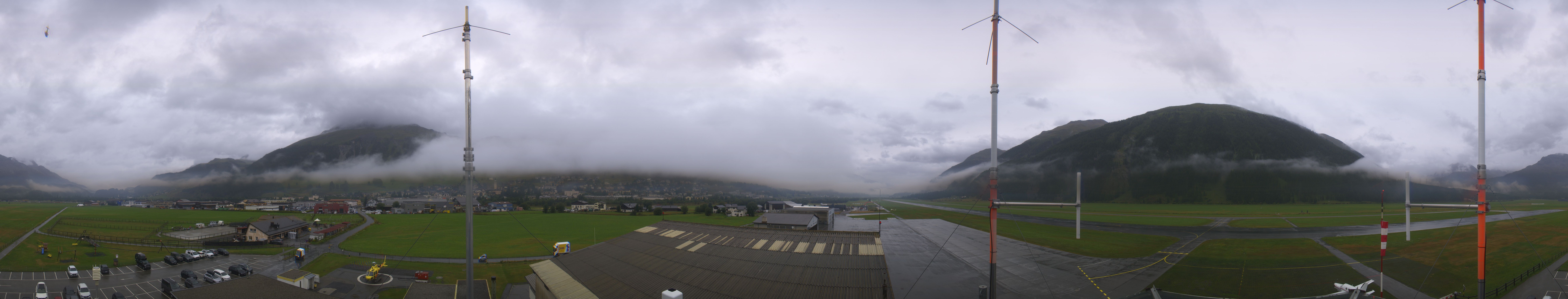 Archiv Foto Webcam Samedan I Flugplatz Richtung West