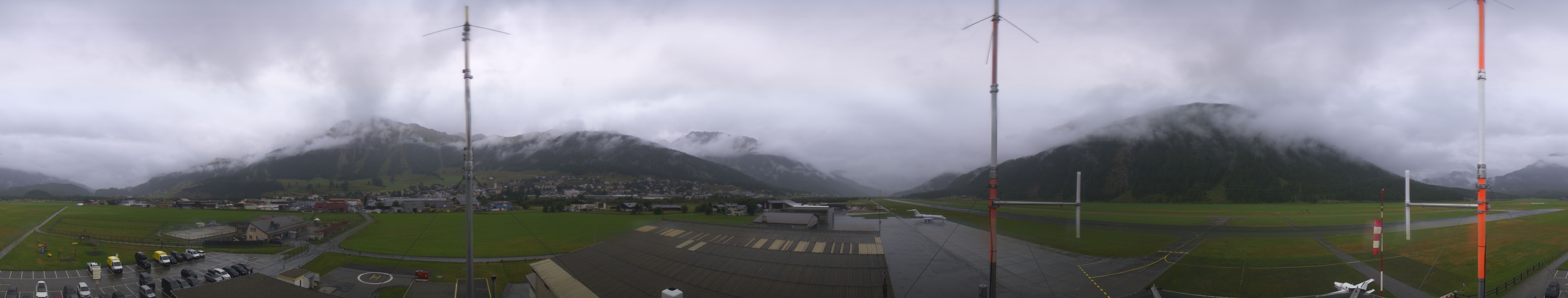 Archiv Foto Webcam Samedan I Flugplatz Richtung West