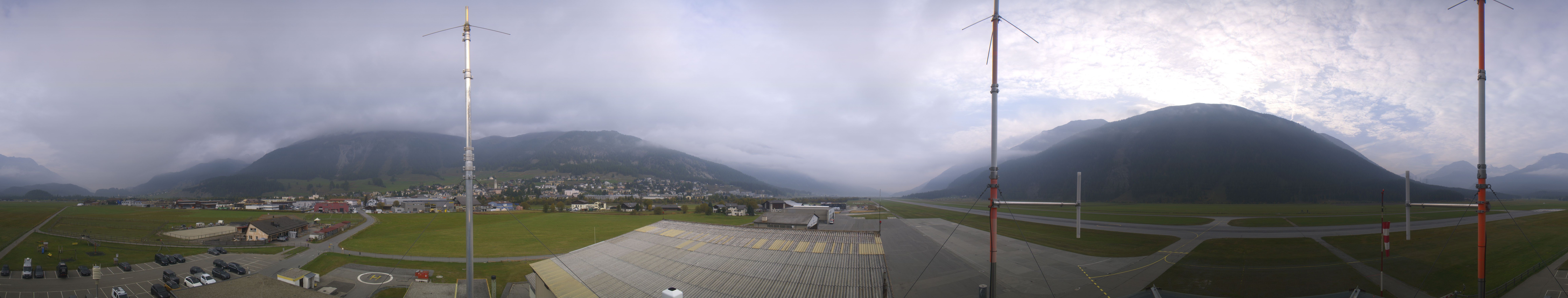 Archiv Foto Webcam Samedan I Flugplatz Richtung West