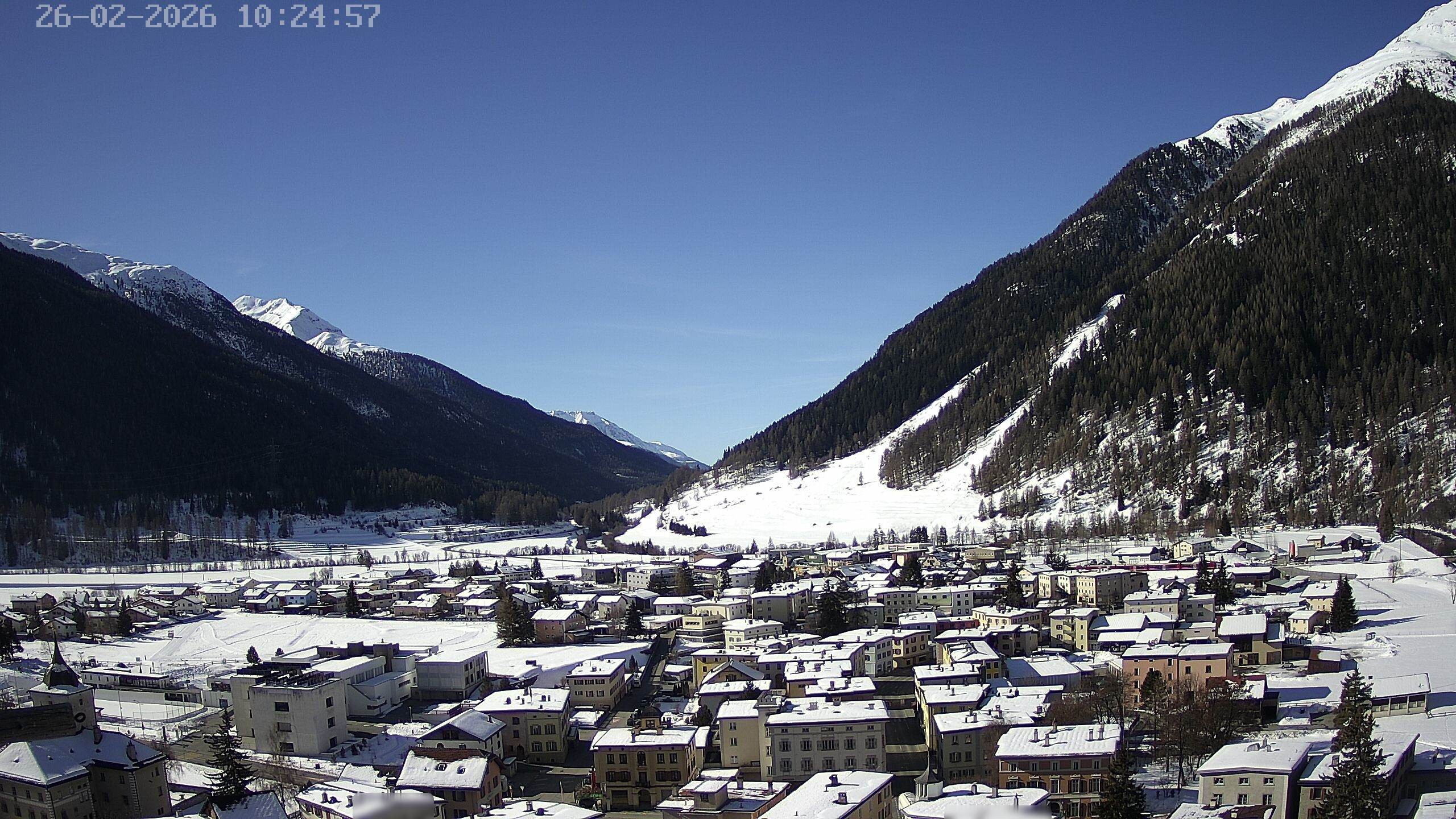 Archived image Webcam Zernez village