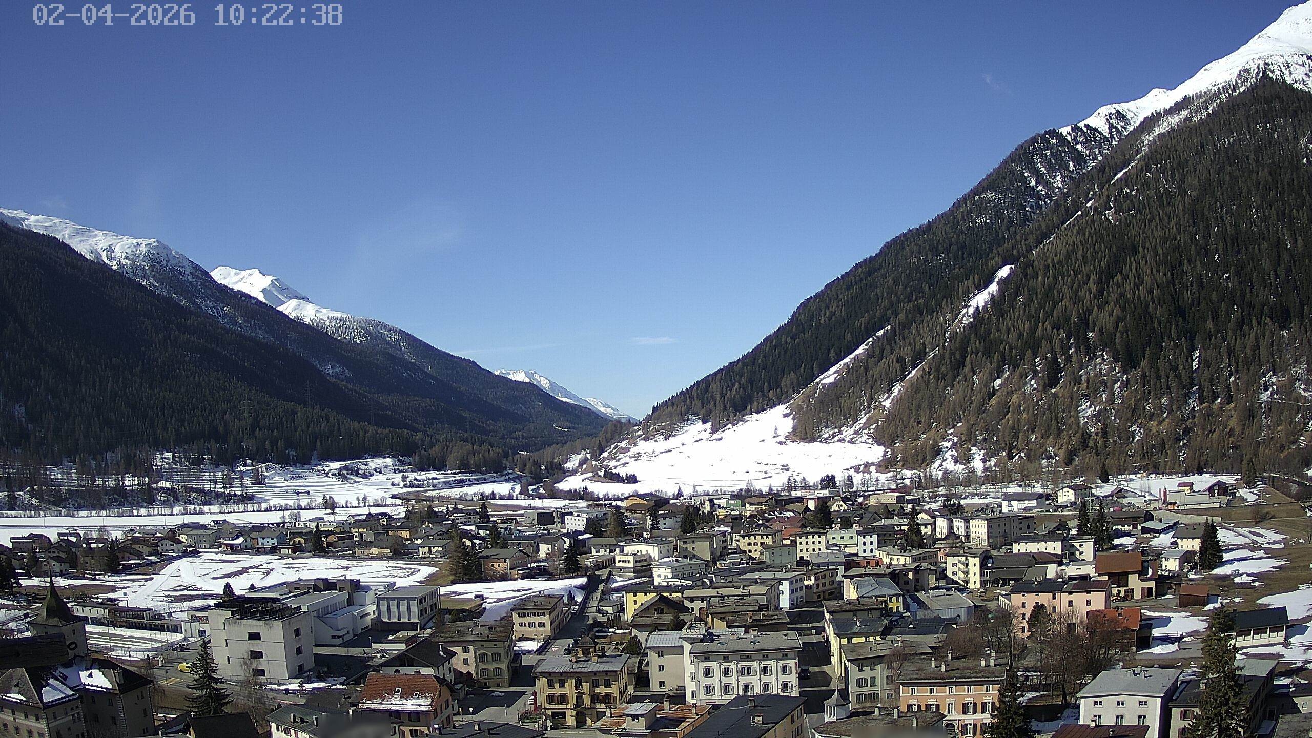 Archived image Webcam Zernez village