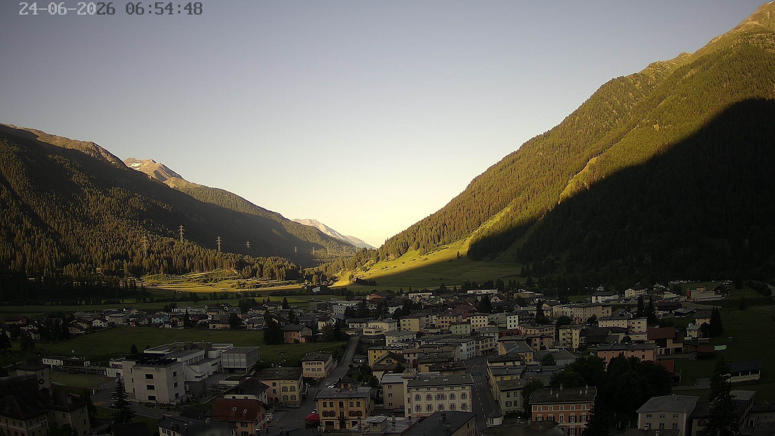Archived image Webcam Zernez village