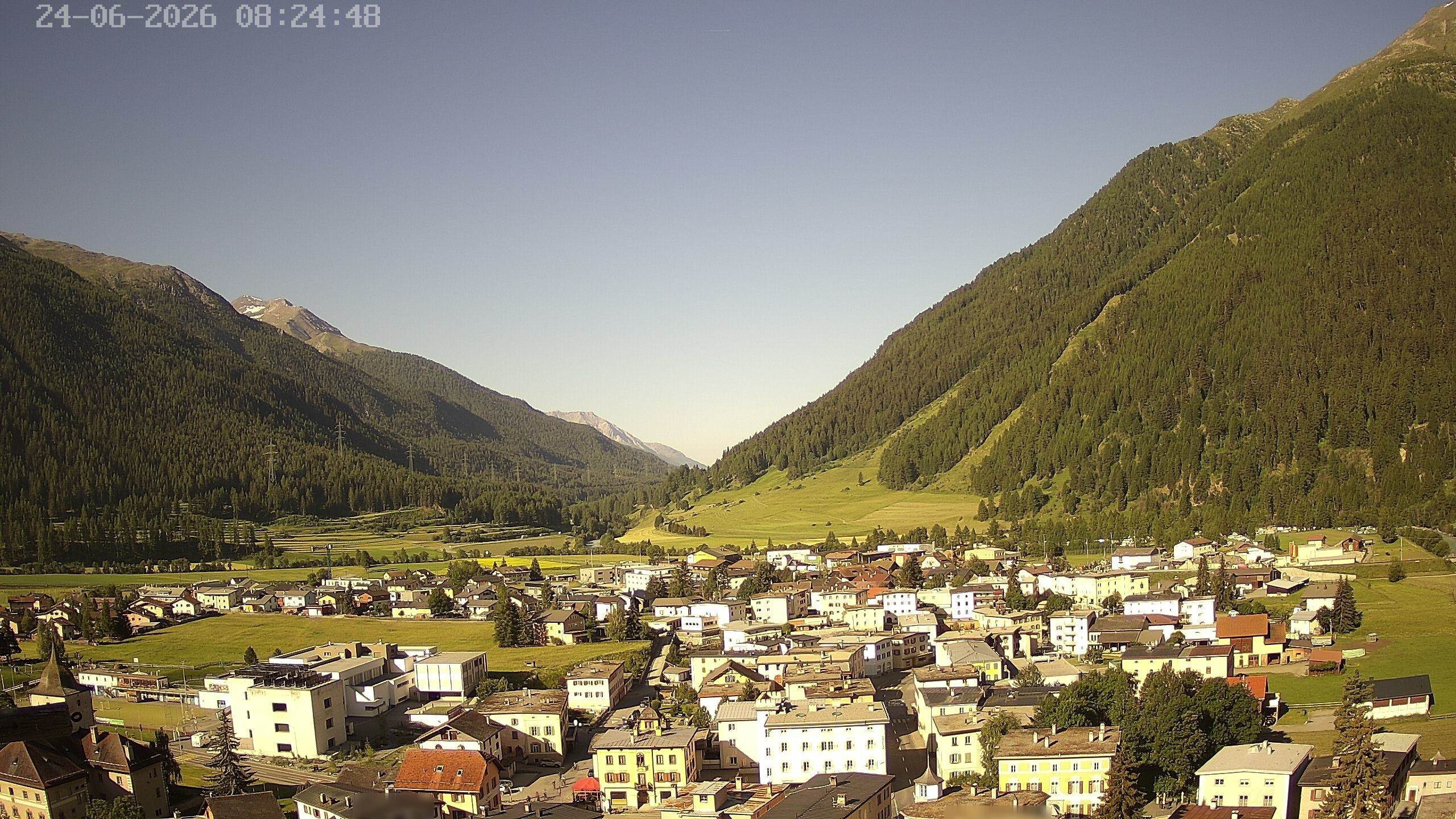 Archived image Webcam Zernez village