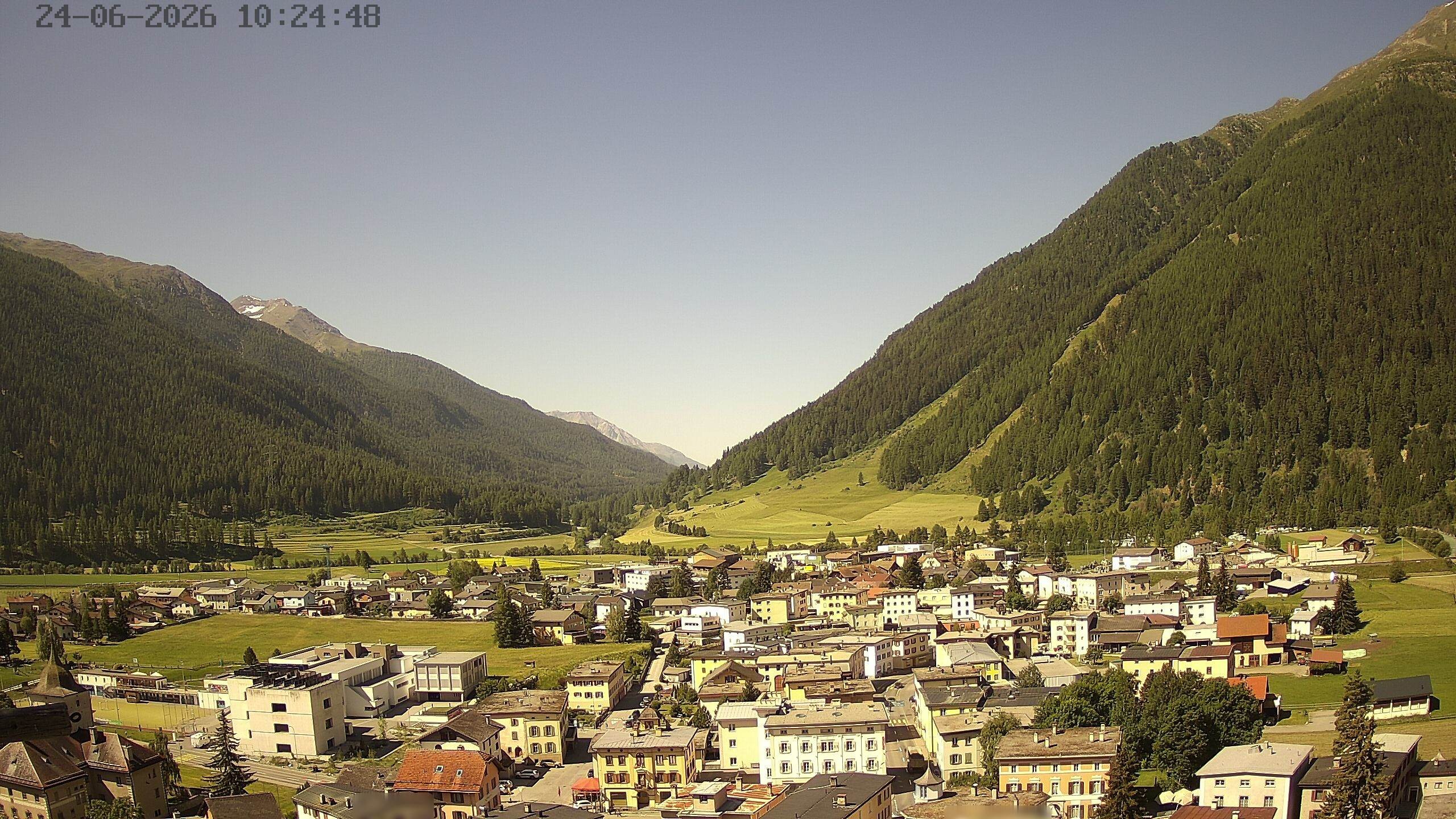 Archived image Webcam Zernez village