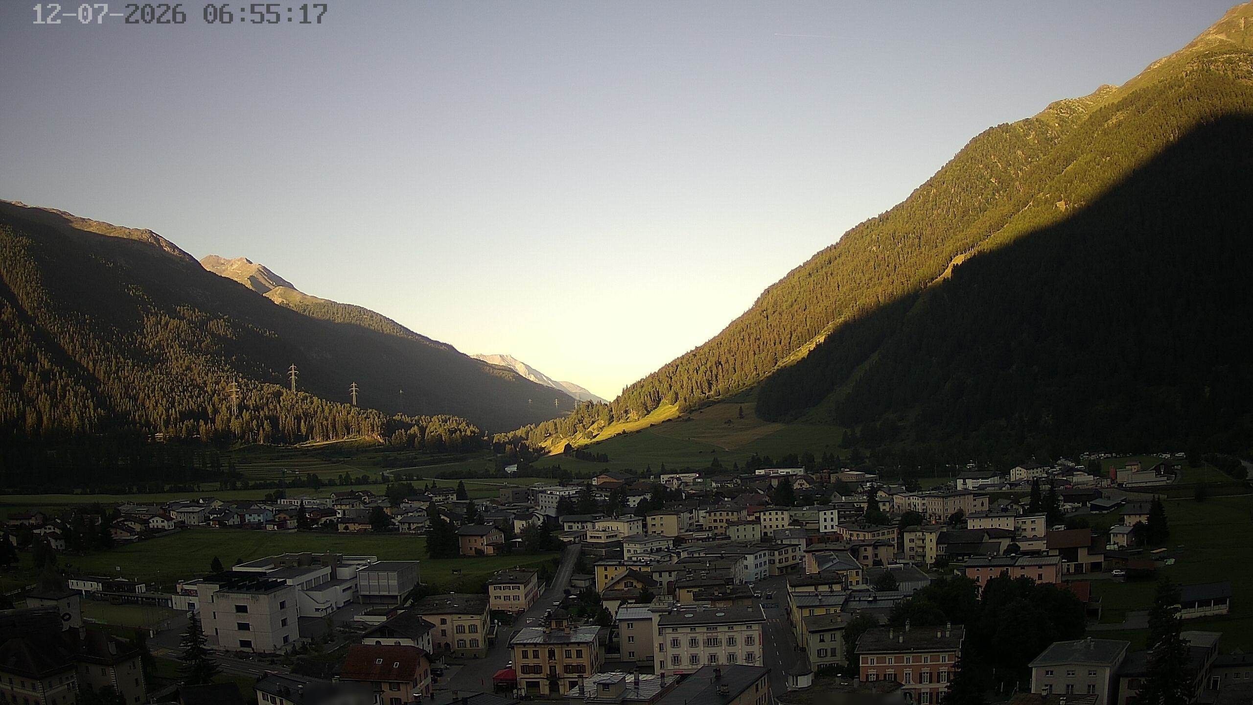 Archived image Webcam Zernez village