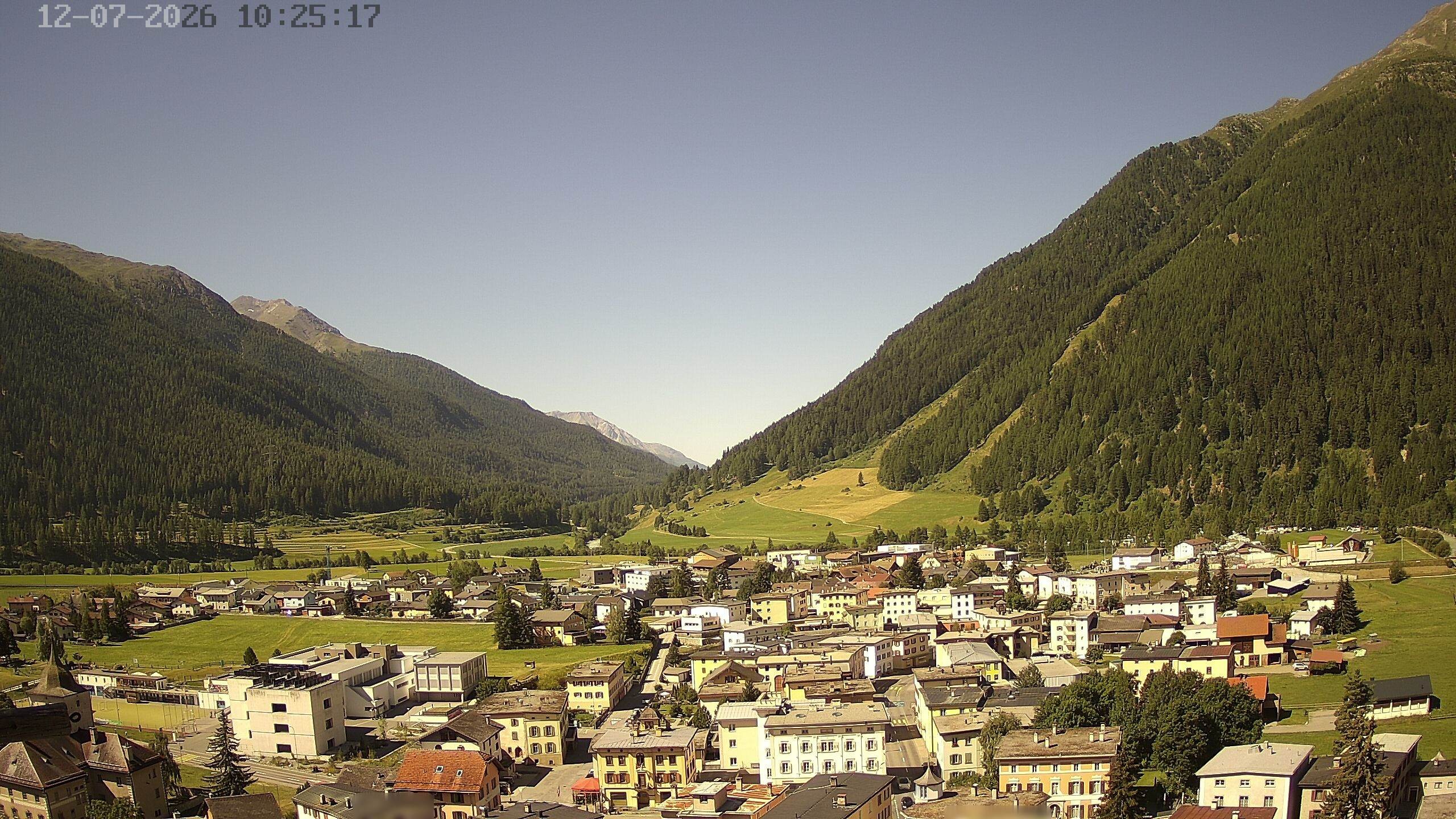 Archived image Webcam Zernez village