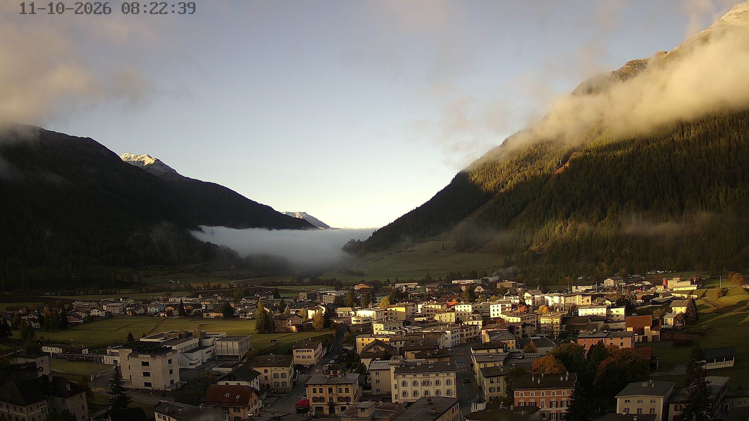 Archived image Webcam Zernez village