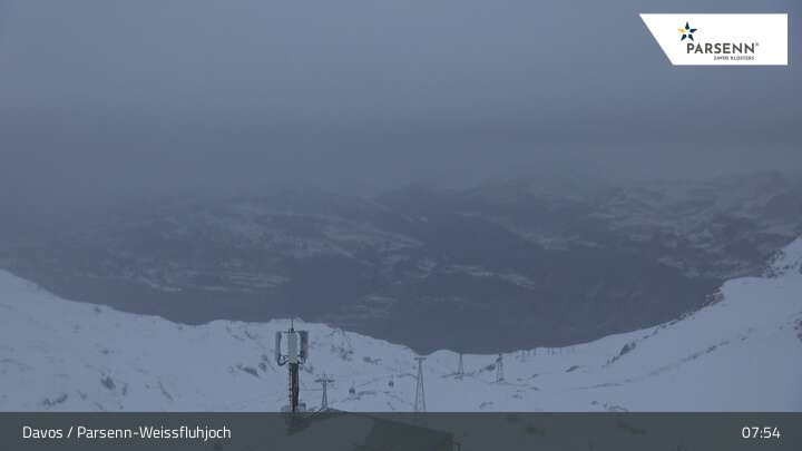 Archiv Foto Webcam Weissfluhjoch (2260 m)