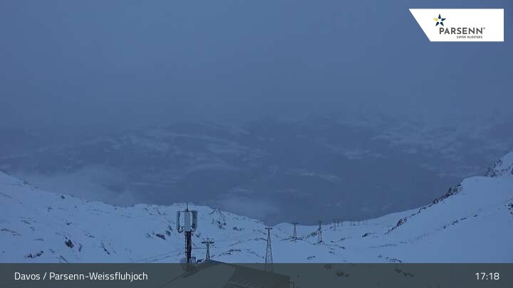 Archiv Foto Webcam Weissfluhjoch (2260 m)