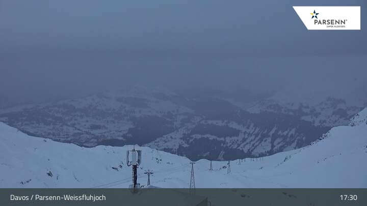 Archiv Foto Webcam Weissfluhjoch (2260 m)