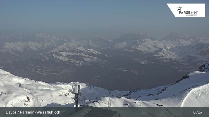 Archiv Foto Webcam Weissfluhjoch (2260 m)