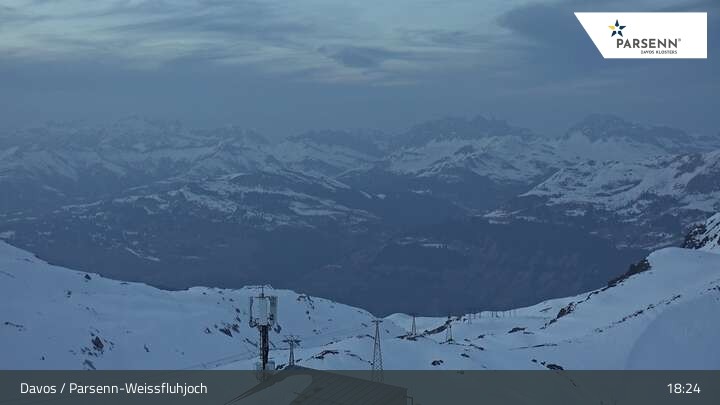 Archiv Foto Webcam Weissfluhjoch (2260 m)