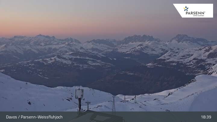 Archiv Foto Webcam Weissfluhjoch (2260 m)