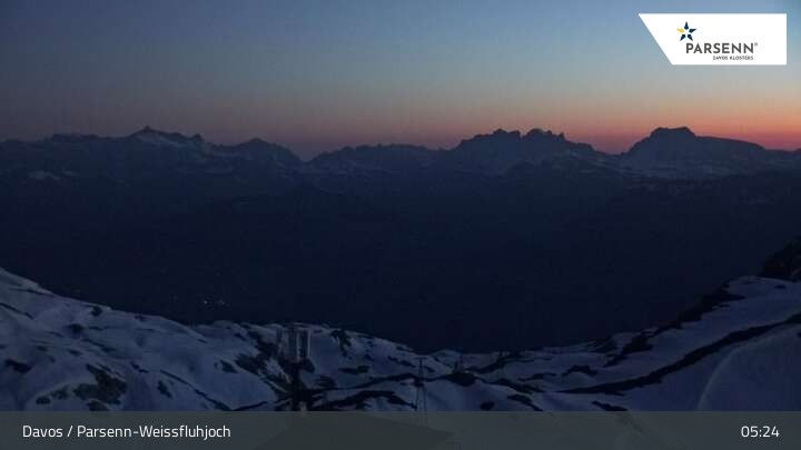 Archiv Foto Webcam Weissfluhjoch (2260 m)