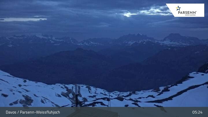 Archiv Foto Webcam Weissfluhjoch (2260 m)