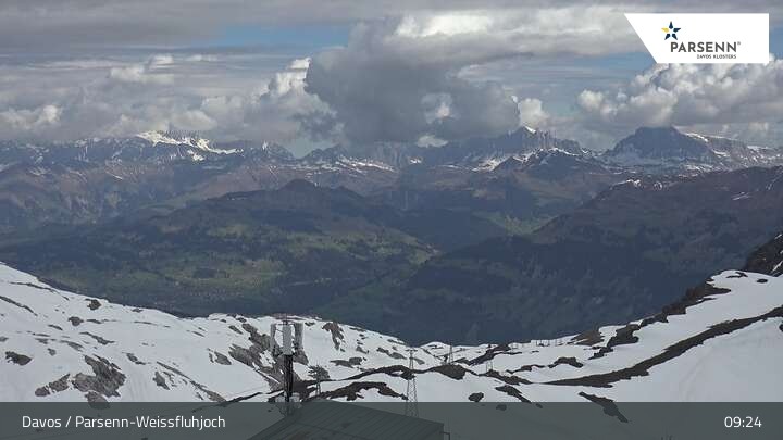 Archiv Foto Webcam Weissfluhjoch (2260 m)