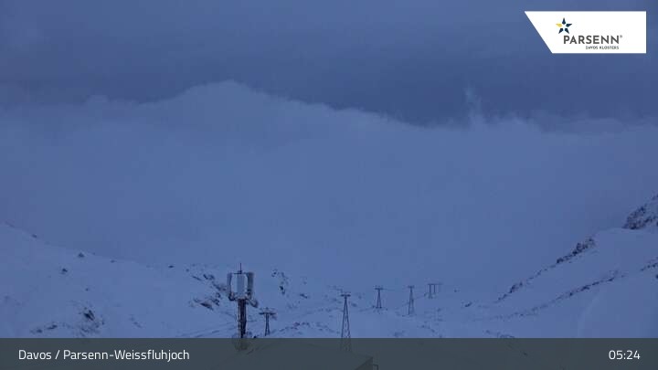 Archiv Foto Webcam Weissfluhjoch (2260 m)