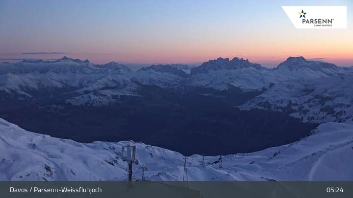 Archiv Foto Webcam Weissfluhjoch (2260 m)