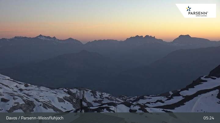 Archiv Foto Webcam Weissfluhjoch (2260 m)