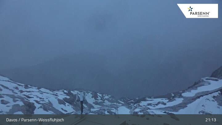 Archiv Foto Webcam Weissfluhjoch (2260 m)