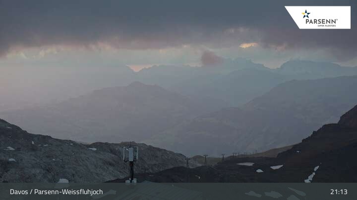 Archiv Foto Webcam Weissfluhjoch (2260 m)