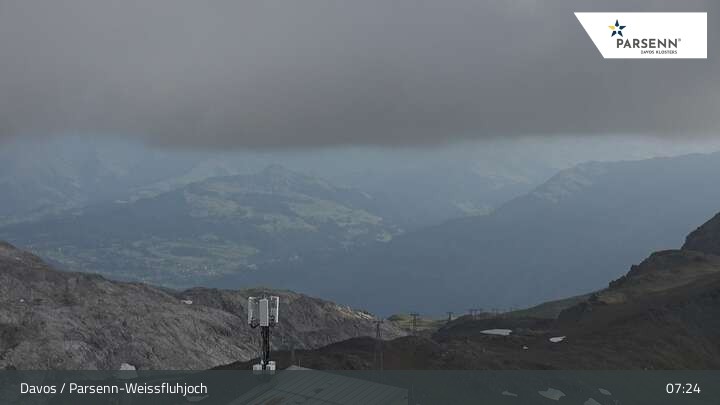 Archiv Foto Webcam Weissfluhjoch (2260 m)