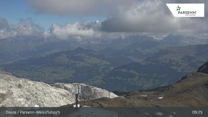 Archiv Foto Webcam Weissfluhjoch (2260 m)