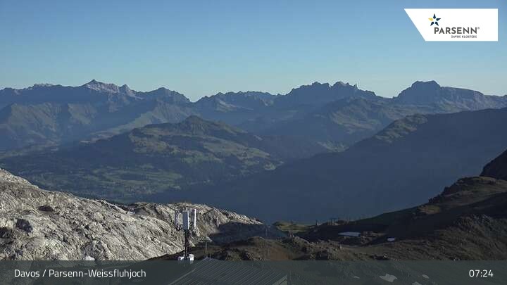 Archiv Foto Webcam Weissfluhjoch (2260 m)