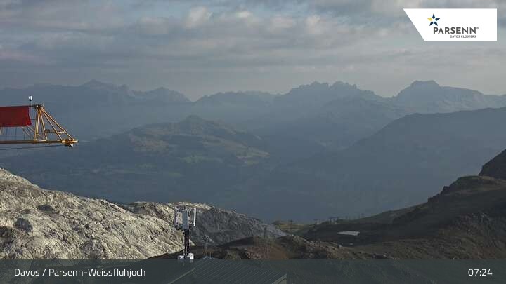 Archiv Foto Webcam Weissfluhjoch (2260 m)