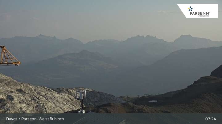 Archiv Foto Webcam Weissfluhjoch (2260 m)