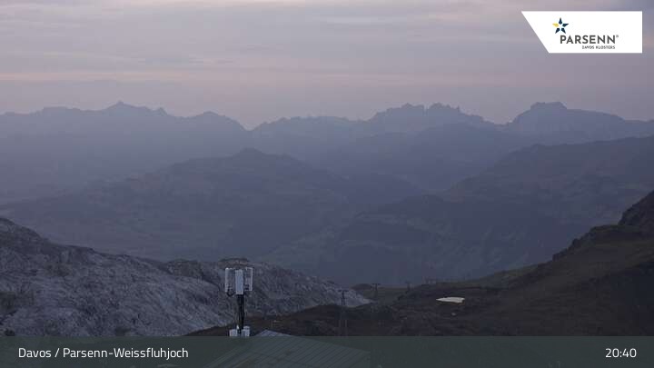 Archiv Foto Webcam Weissfluhjoch (2260 m)