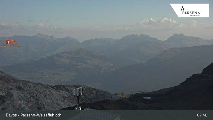 Archiv Foto Webcam Weissfluhjoch (2260 m)
