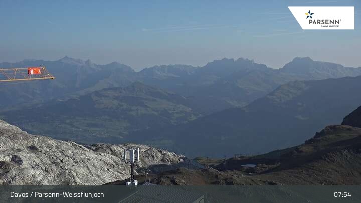 Archiv Foto Webcam Weissfluhjoch (2260 m)